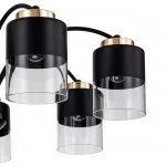 Светильник на штанге Escada 2121/7P E27*40W Black/Gold RICHE