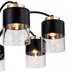 Светильник на штанге Escada 2121/7P E27*40W Black/Gold RICHE