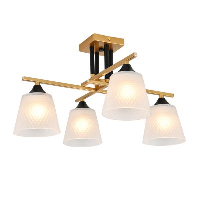 Потолочный светильник Escada 2128/4P E27*40W Champagne gold/Black Потолочный светильник Escada 2128/4P E27*40W Champagne gold/Black