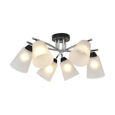 Потолочный светильник Escada 2132/6P E27*60W Black/Chrome Потолочный светильник Escada 2132/6P E27*60W Black/Chrome