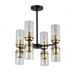 Светильник на штанге Escada 2138/8P E14*40W Black/Gold