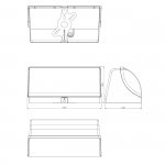 Настенный светильник Escada 30002W/01 LED*30W IP65 White 30002LED