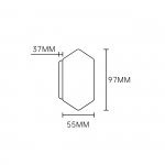 Настенный светильник Escada 30004P/03 LED*2W IP54 Black FACADE