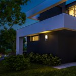 Настенный светильник Escada 30004W/01 E27*40W IP44 Dark grey 30004