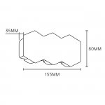 Настенный светильник Escada 30004W/02 LED*6W IP54 Black FACADE