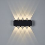 Настенный светильник Escada 30004W/03 LED*8W IP54 Black FACADE