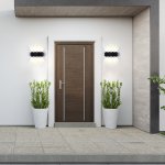 Настенный светильник Escada 30004W/03 LED*8W IP54 Black FACADE