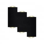 Настенный светильник Escada 30005W/01 LED*6W IP54 Black 30005LED