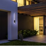 Настенный светильник Escada 30009W/01 LED*9W IP54 Black 30009