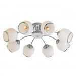 Потолочный светильник Escada 418/8PL E27*60W Chrome/White BRUNNERA
