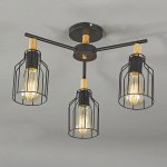 Потолочный светильник Escada 469/3PL E27*60W Black TEXAS