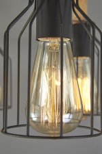 Потолочный светильник Escada 469/5PL E27*60W Black TEXAS