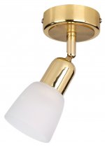 Спот Escada 5039/1PA E14*40W Gold/White FABIUS