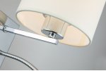 Настенный светильник Escada 552/A LED*1W+E27*60W Chrome/White HOTEL
