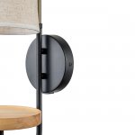 Настенный светильник Escada 582/1A E14*40W Black/Brass/Wood