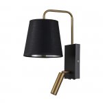 Настенный светильник Escada 589/1A E14*40W Black/Brass COMFY