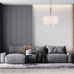 Подвесной светильник Escada 641/4PL E27*60W Satin nickel NOVELLA