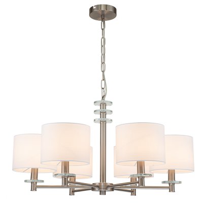 Подвесной светильник Escada 641/6PL E14*60W Satin nickel NOVELLA