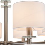 Подвесной светильник Escada 641/8PL E14*60W Satin nickel NOVELLA