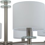 Подвесной светильник Escada 641/8PL E14*60W Satin nickel NOVELLA