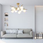 Светильник на штанге Escada 642/10P G9*40W Brass SPHERE