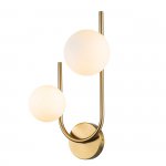 Настенный светильник Escada 642/2A G9*40W Brass SPHERE