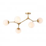 Потолочный светильник Escada 642/5PL E27*60W Champagne gold