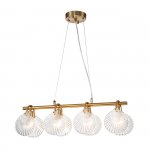 Подвесной светильник Escada 645/4PL E14*40W Copper