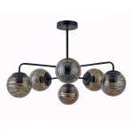 Светильник на штанге Escada 646/6P E27*60W Black TWILIGHT