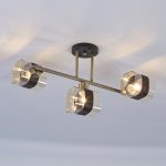 Потолочный светильник Escada 654/3PL E27*60W Gold/Black PLATEAU