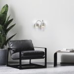 Настенный светильник Escada 656/2A E14*40W Satin nickel GARDA