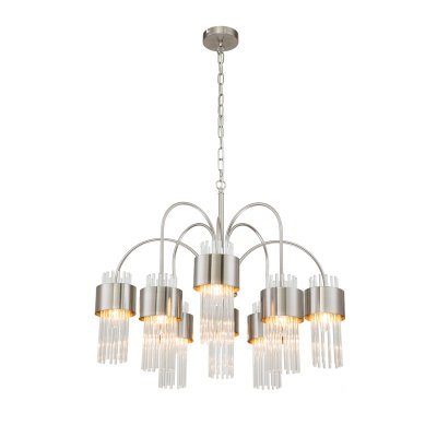 Подвесной светильник Escada 656/8PL E14*40W Satin nickel GARDA Подвесной светильник Escada 656/8PL E14*40W Satin nickel GARDA