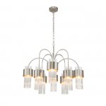 Подвесной светильник Escada 656/8PL E14*40W Satin nickel GARDA