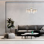 Подвесной светильник Escada 656/8PL E14*40W Satin nickel GARDA