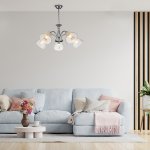 Подвесной светильник Escada 658/5PL E27*40W Chrome FREESIA