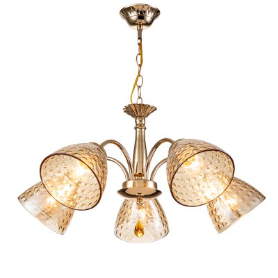 Подвесной светильник Escada 658/5PL E27*40W Gold FREESIA