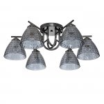 Потолочный светильник Escada 659/6PL E27*60W Black ADONIS