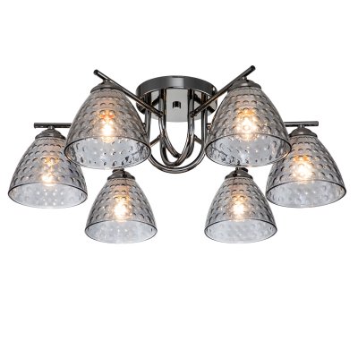 Потолочный светильник Escada 659/6PL E27*60W Black ADONIS Потолочный светильник Escada 659/6PL E27*60W Black ADONIS