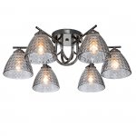 Потолочный светильник Escada 659/6PL E27*60W Black ADONIS