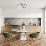 Потолочный светильник Escada 659/6PL E27*60W Chrome ADONIS