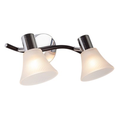 Настенный светильник Escada 661/2A E14*60W Chrome/Black HORN