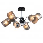 Светильник на штанге Escada 661/6PL E27*60W Black/Chrome SMOG