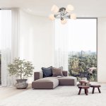 Потолочный светильник Escada 664/5P E27*40W Chrome CAMELLIA