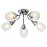 Потолочный светильник Escada 670/5P E14*40W Chrome TULIP