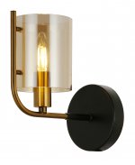 Настенный светильник Escada 671/1A E14*40W Black/Gold ELEGANT