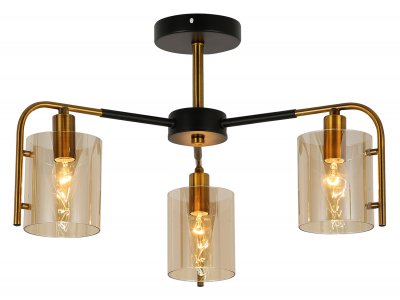 Потолочный светильник Escada 671/3P E14*40W Black/Gold ELEGANT Потолочный светильник Escada 671/3P E14*40W Black/Gold ELEGANT