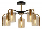 Потолочный светильник Escada 671/5P E14*40W Black/Gold ELEGANT