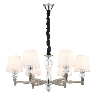 Подвесной светильник Escada 672/6S E27*60W Nickel ARCADIA