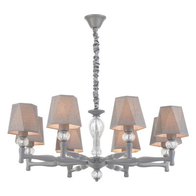 Подвесной светильник Escada 672/8S E27*60W Grey ARCADIA