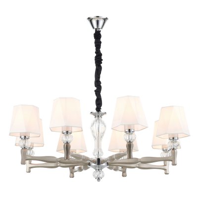 Подвесной светильник Escada 672/8S E27*60W Nickel ARCADIA